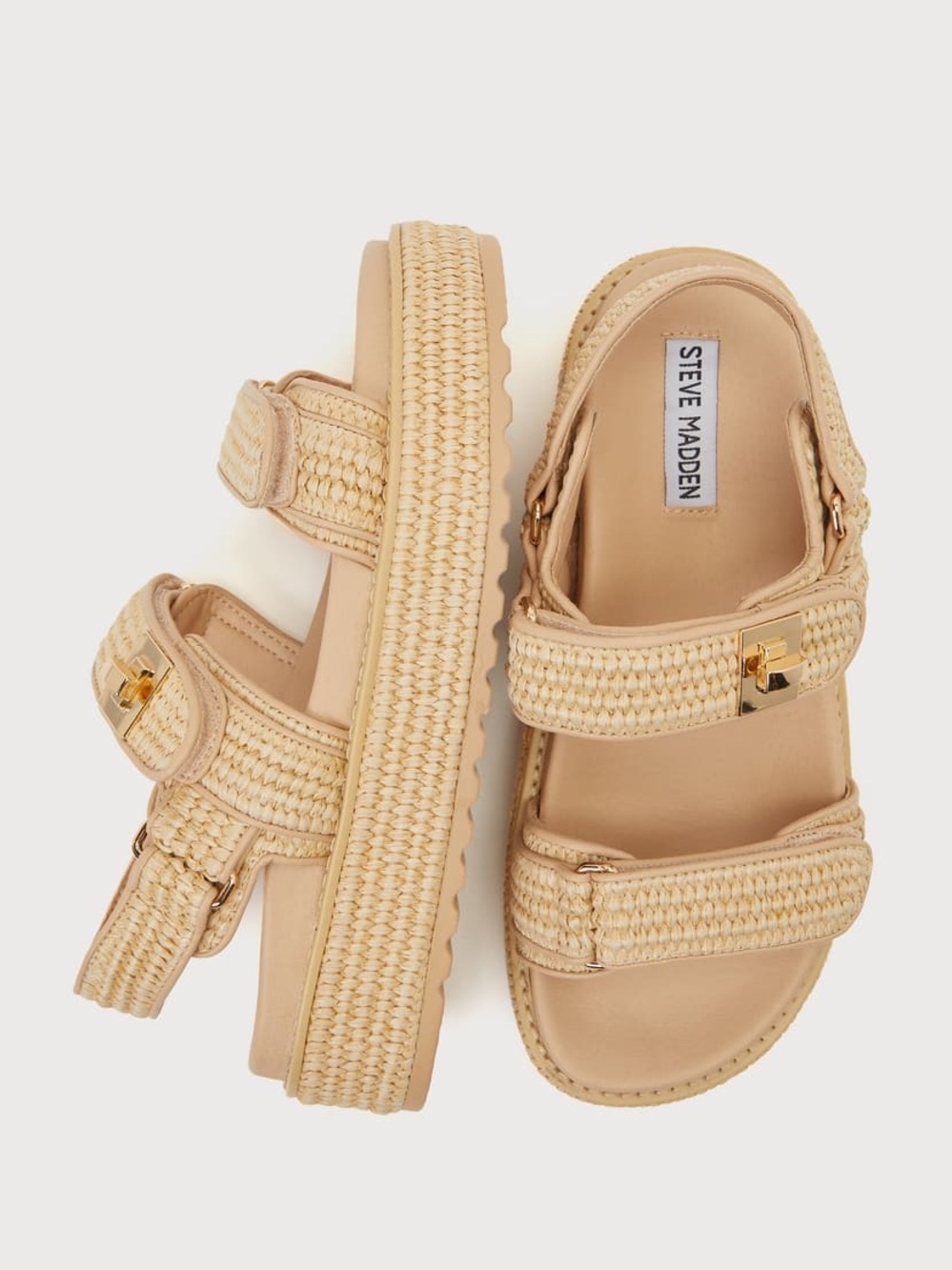 Steve Madden Women's Bigmona platform footbed sandals Size 6